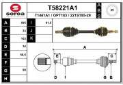 T58221A1 Hnací hriadeľ EAI