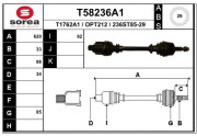 T58236A1 Hnací hriadeľ EAI