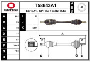 T58643A1 Hnací hriadeľ EAI