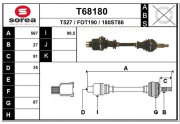 T68180 Hnací hriadeľ EAI