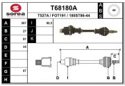 T68180A Hnací hriadeľ EAI