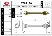 T68219A Hnací hriadeľ EAI