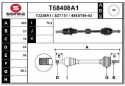 T68408A1 Hnací hriadeľ EAI