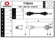 T78010 Hnací hriadeľ EAI