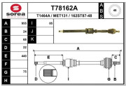 T78162A Hnací hriadeľ EAI