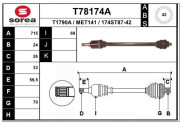 T78174A Hnací hriadeľ EAI