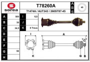 T78260A Hnací hriadeľ EAI