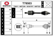 T78503 Hnací hriadeľ EAI