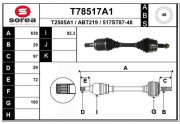 T78517A1 Hnací hriadeľ EAI