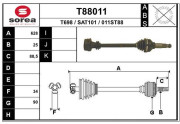 T88011 Hnací hriadeľ EAI