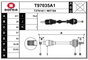 T97035A1 Hnací hriadeľ EAI