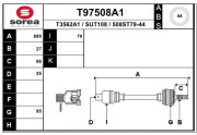 T97508A1 Hnací hriadeľ EAI