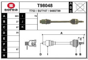 T98048 Hnací hriadeľ EAI