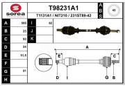 T98231A1 Hnací hriadeľ EAI