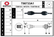 T98733A1 Hnací hriadeľ EAI