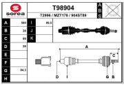 T98904 Hnací hriadeľ EAI