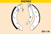 BAE5002 Sada brzdových čeľustí BARUM