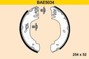 BAE5034 Sada brzdových čeľustí BARUM