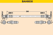 BAH0030 Brzdová hadica BARUM