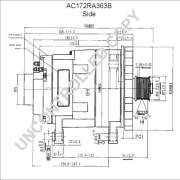 AC172RA363B Alternátor PRESTOLITE ELECTRIC