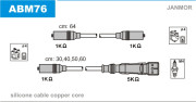 ABM76 Sada zapaľovacích káblov JANMOR