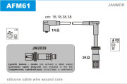 AFM61 Sada zapaľovacích káblov JANMOR