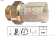 1.850.262 Teplotný spínač ventilátora chladenia Made in Italy - OE Equivalent EPS