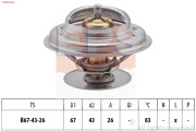 1.880.625S Termostat chladenia Made in Italy - OE Equivalent EPS