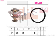 1.880.731 Termostat chladenia Made in Italy - OE Equivalent EPS