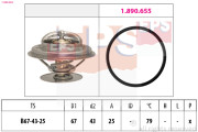 1.880.983 Termostat chladenia Made in Italy - OE Equivalent EPS