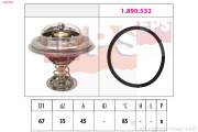 1.880.989 Termostat chladenia Made in Italy - OE Equivalent EPS