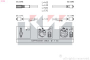359 386 Sada zapaľovacích káblov Made in Italy - OE Equivalent KW
