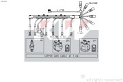 359 597 Sada zapaľovacích káblov Made in Italy - OE Equivalent KW