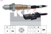 498 528 Lambda sonda Made in Italy - OE Equivalent KW