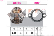 580 368 Termostat chladenia Made in Italy - OE Equivalent KW