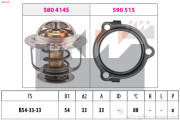 580 633 Termostat chladenia Made in Italy - OE Equivalent KW