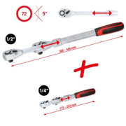 914.1412 Prepínacia račňa KS TOOLS