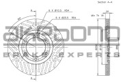 BN-1214 Brzdový kotúč Standard AKEBONO