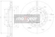 19-2512 Brzdový kotúč MAXGEAR