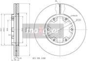 19-2569 Brzdový kotúč MAXGEAR