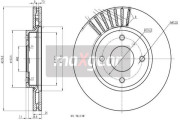 19-3353 Brzdový kotúč MAXGEAR