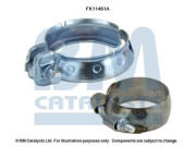 FK11461 Filter pevných častíc - montáżna sada BM CATALYSTS