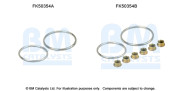 FK50354 Montáżna sada pre výfukovú trubku BM CATALYSTS