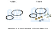 FK70605 Montáżna sada pre výfukovú trubku BM CATALYSTS