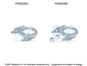 FK80226 Katalyzátor - montáżna sada BM CATALYSTS