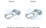 FK80434 Katalyzátor - montáżna sada BM CATALYSTS