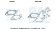 FK90260 Katalyzátor - montáżna sada BM CATALYSTS