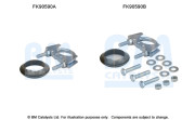 FK90590 Katalyzátor - montáżna sada BM CATALYSTS