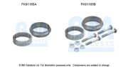 FK91165 Katalyzátor - montáżna sada BM CATALYSTS