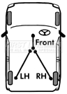 FKB1739 żażné lanko parkovacej brzdy FIRST LINE
